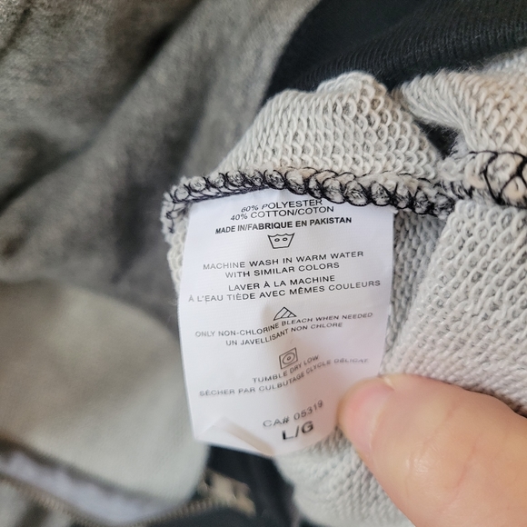 SNOWSHOE FLEECE Full Zip Hoodie Jacket Size L - Picture 5 of 10